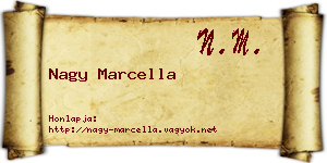 Nagy Marcella névjegykártya