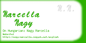 marcella nagy business card